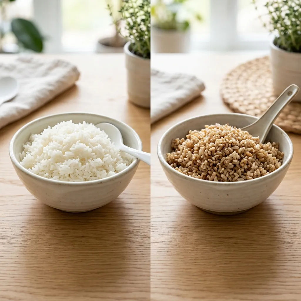 Comparativo: Arroz Branco vs. Arroz Integral — Qual Escolher?