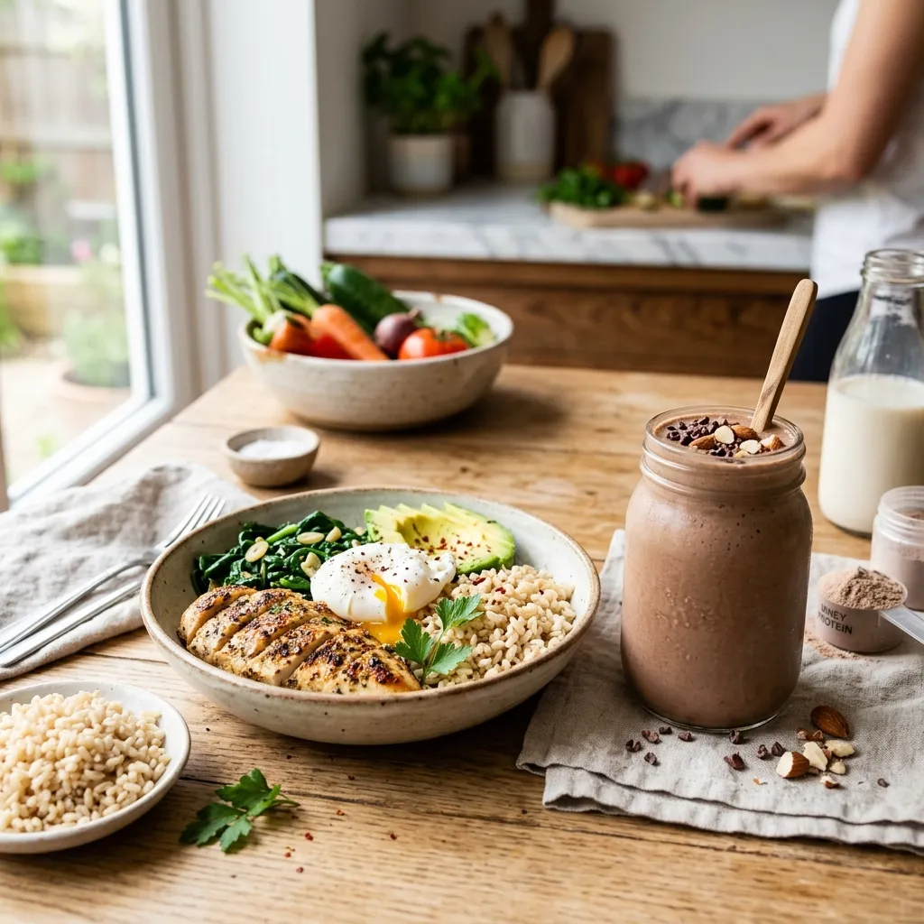 Refeição Pós-Treino Perfeita: O Que Comer Para Recuperar