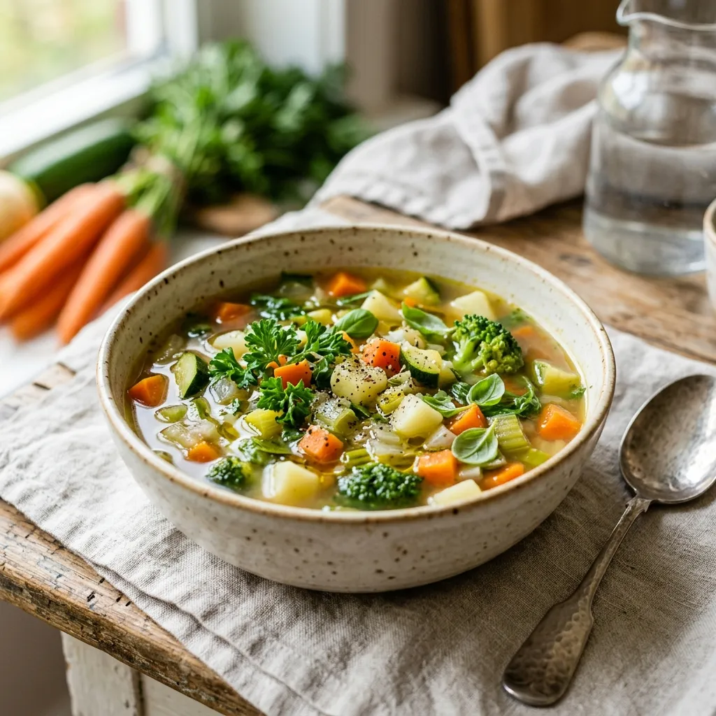 Sopa de Legumes Nutritiva: Receita Simples Para Emagrecer