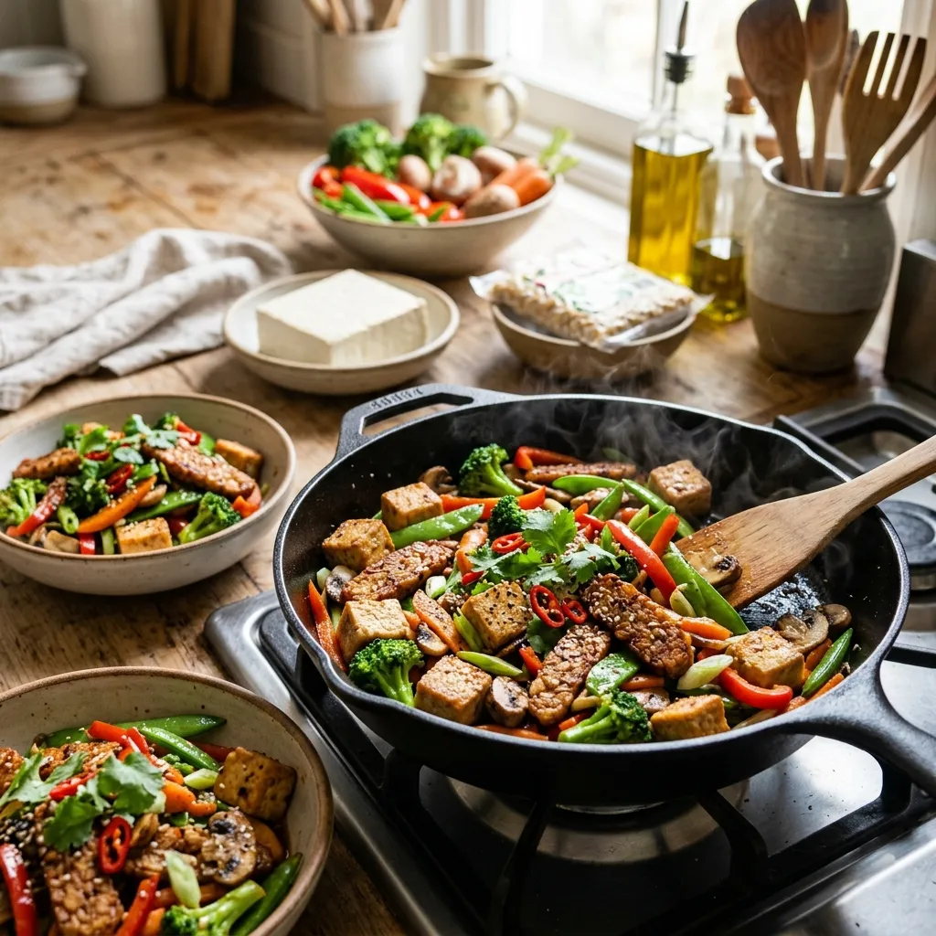 Tofu, Tempeh e Seitan: Guia Completo de Proteínas Vegetais